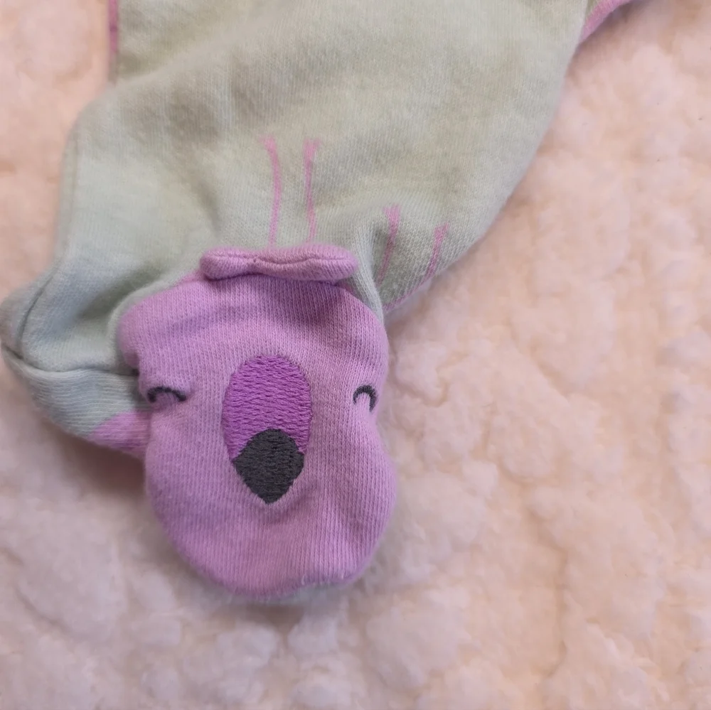 2-Piece Flamingo Newborn Sleeper Bundle – Carter’s Child of Mine – Pink & Mint
